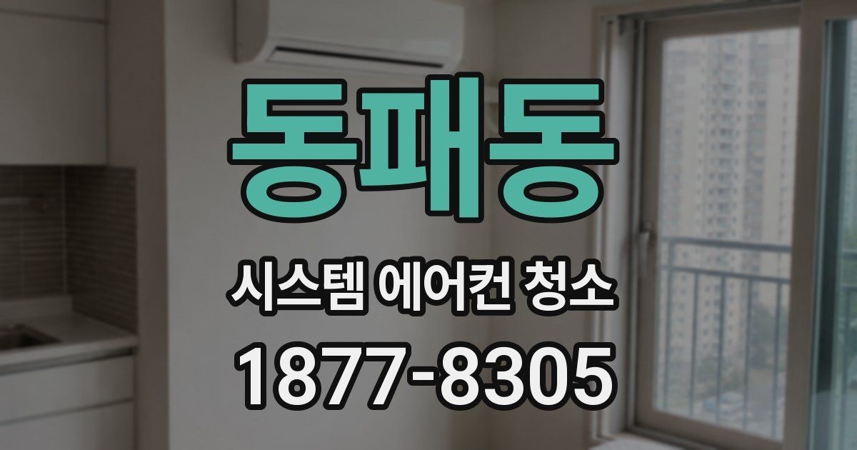 동패동 시스템 에어컨 청소