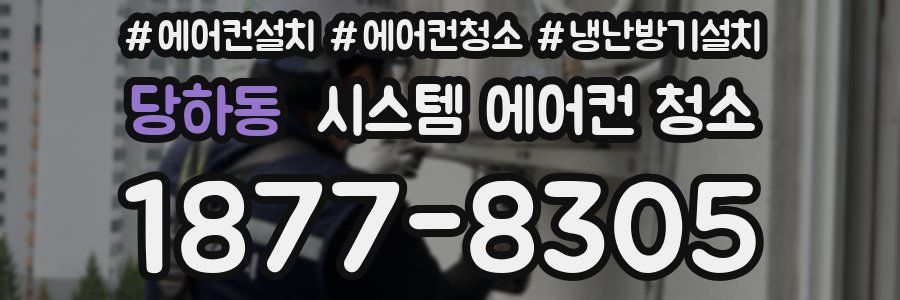 당하동 시스템 에어컨 청소
