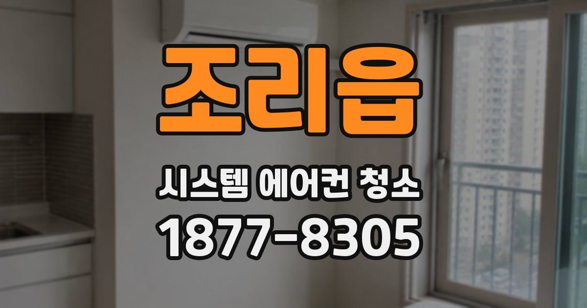조리읍 시스템 에어컨 청소