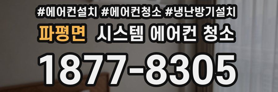 파평면 시스템 에어컨 청소