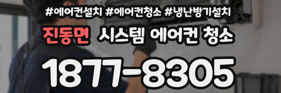 진동면 시스템 에어컨 청소
