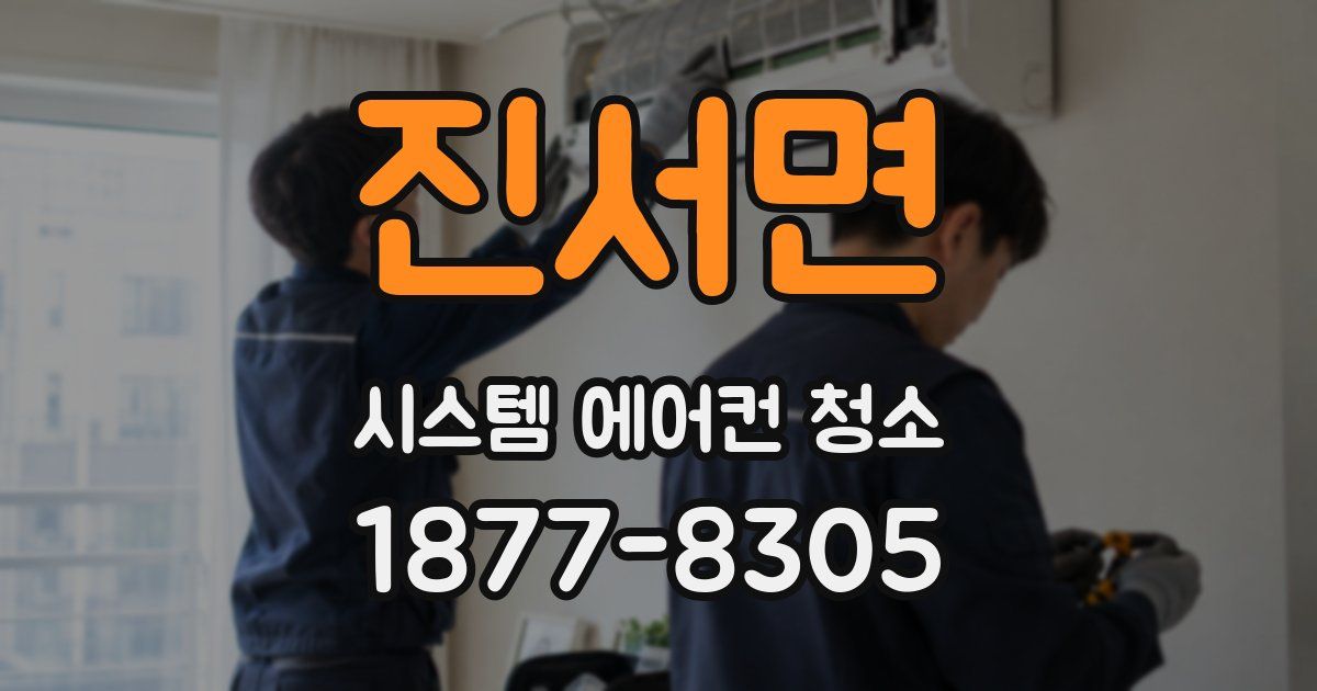 진서면 시스템 에어컨 청소