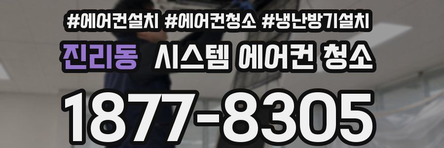 진리동 시스템 에어컨 청소