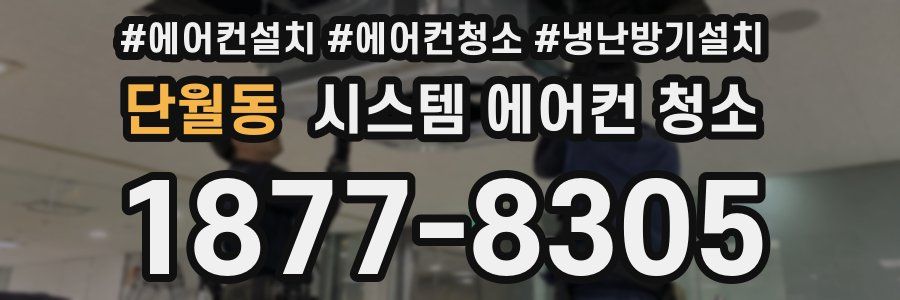단월동 시스템 에어컨 청소