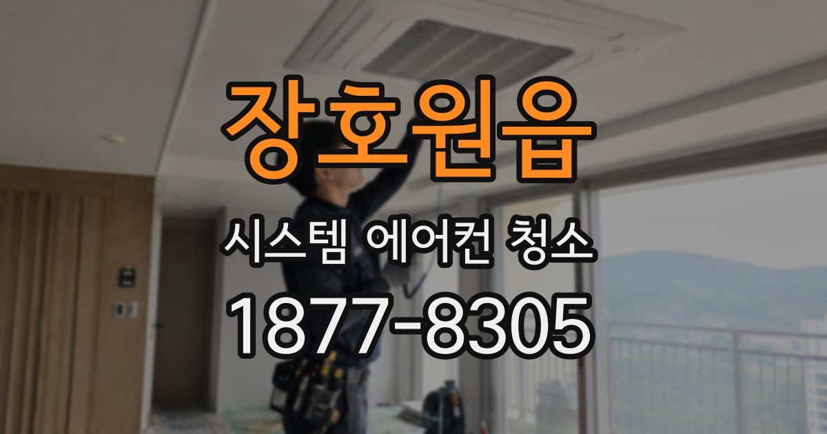 장호원읍 시스템 에어컨 청소