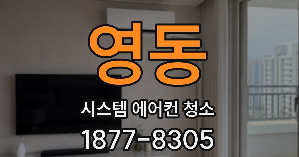 영동 시스템 에어컨 청소