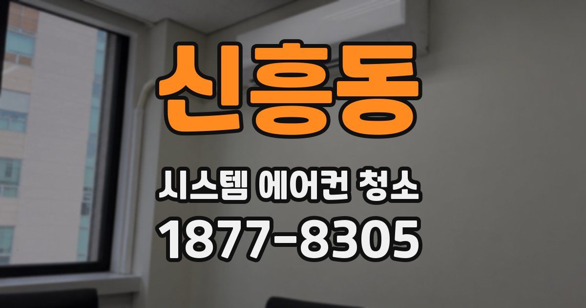 신흥동 시스템 에어컨 청소