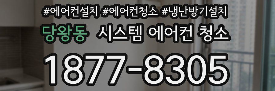 당왕동 시스템 에어컨 청소