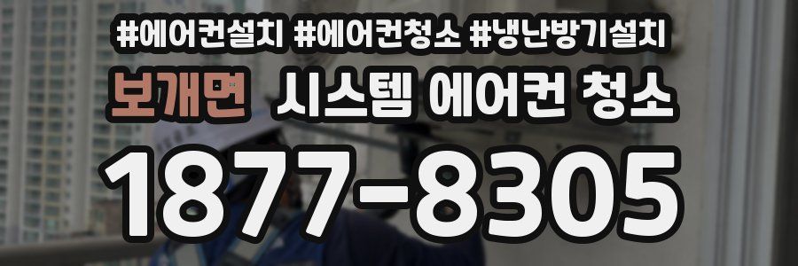보개면 시스템 에어컨 청소
