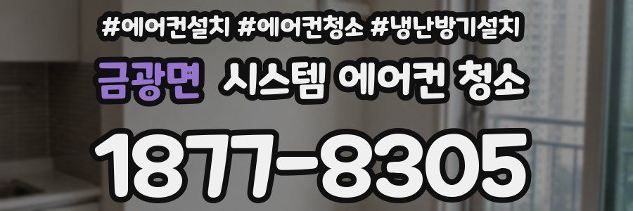 금광면 시스템 에어컨 청소