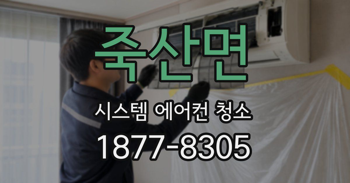죽산면 시스템 에어컨 청소