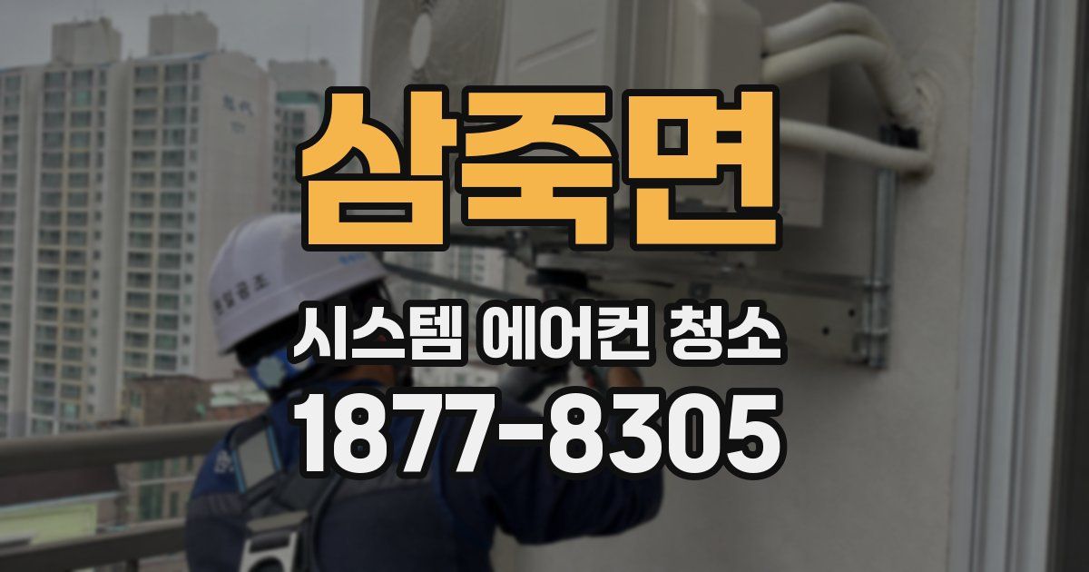 삼죽면 시스템 에어컨 청소