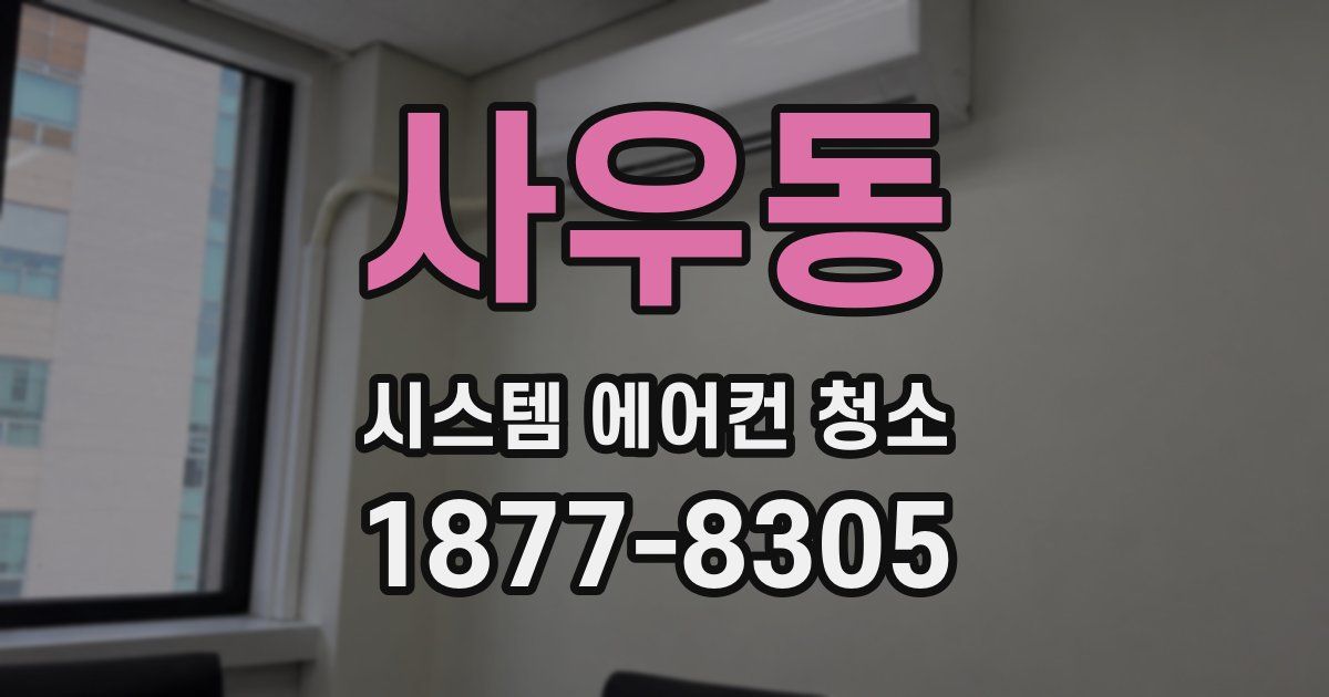사우동 시스템 에어컨 청소