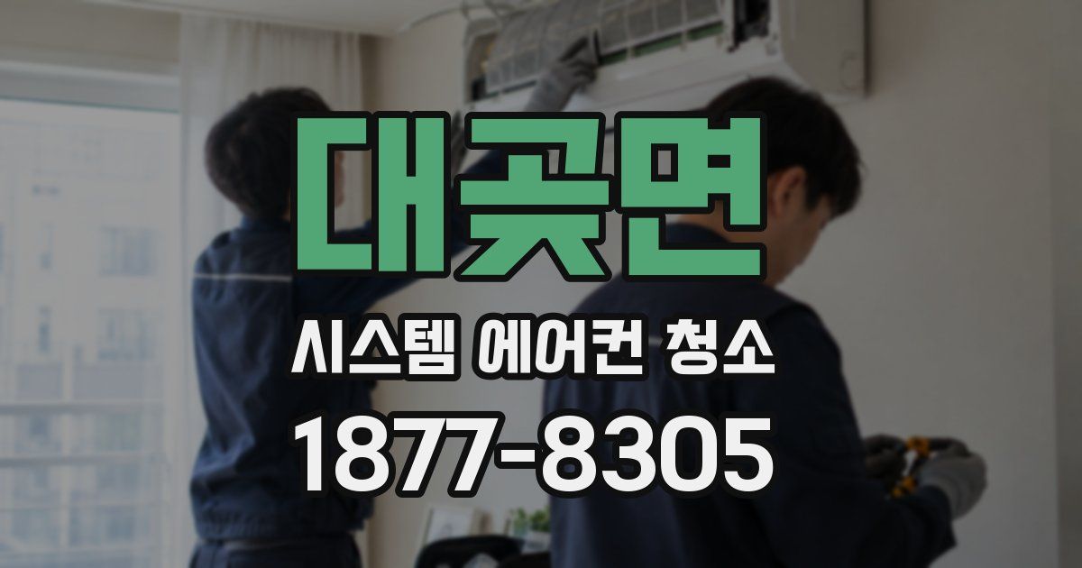 대곶면 시스템 에어컨 청소