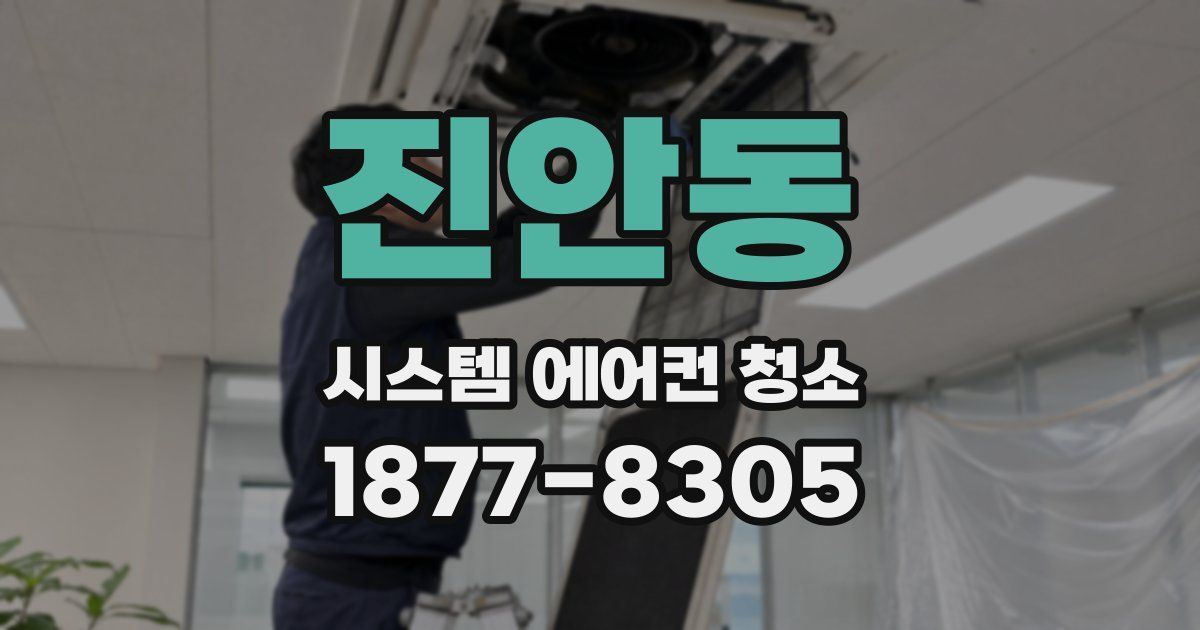 진안동 시스템 에어컨 청소