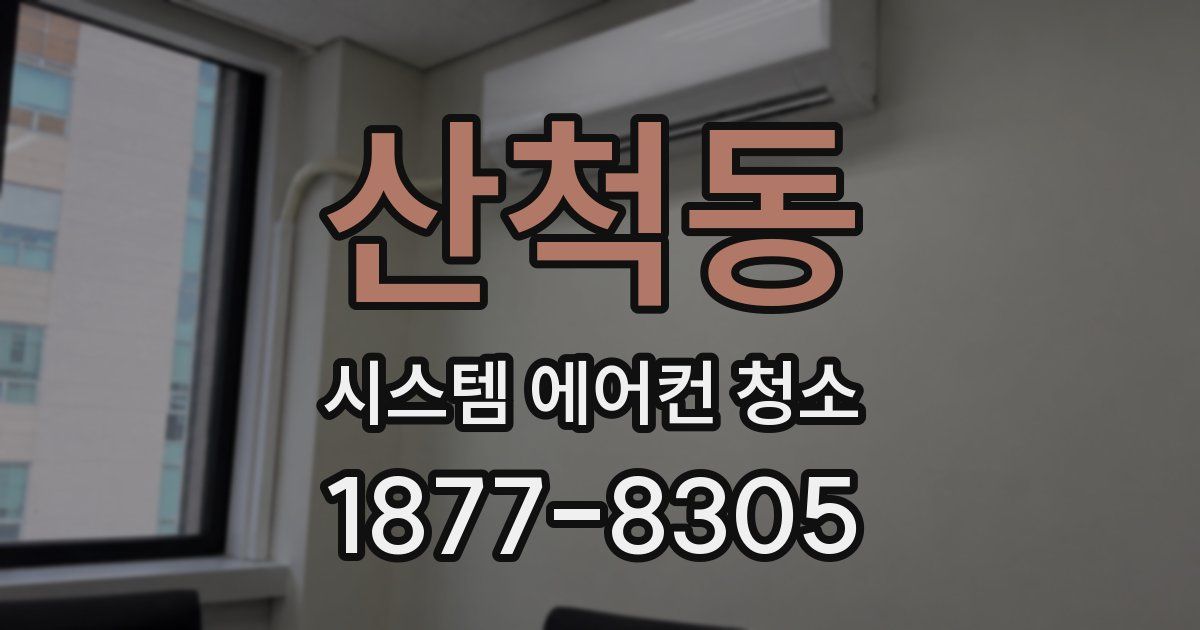 산척동 시스템 에어컨 청소