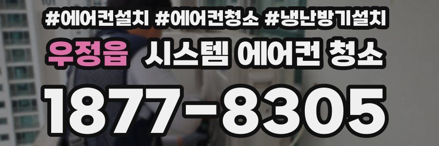 우정읍 시스템 에어컨 청소