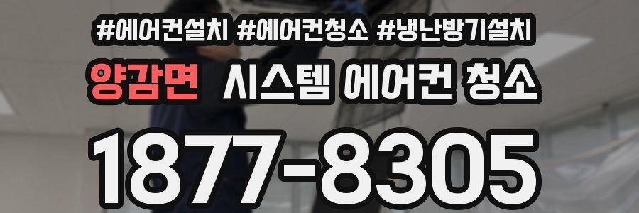 양감면 시스템 에어컨 청소