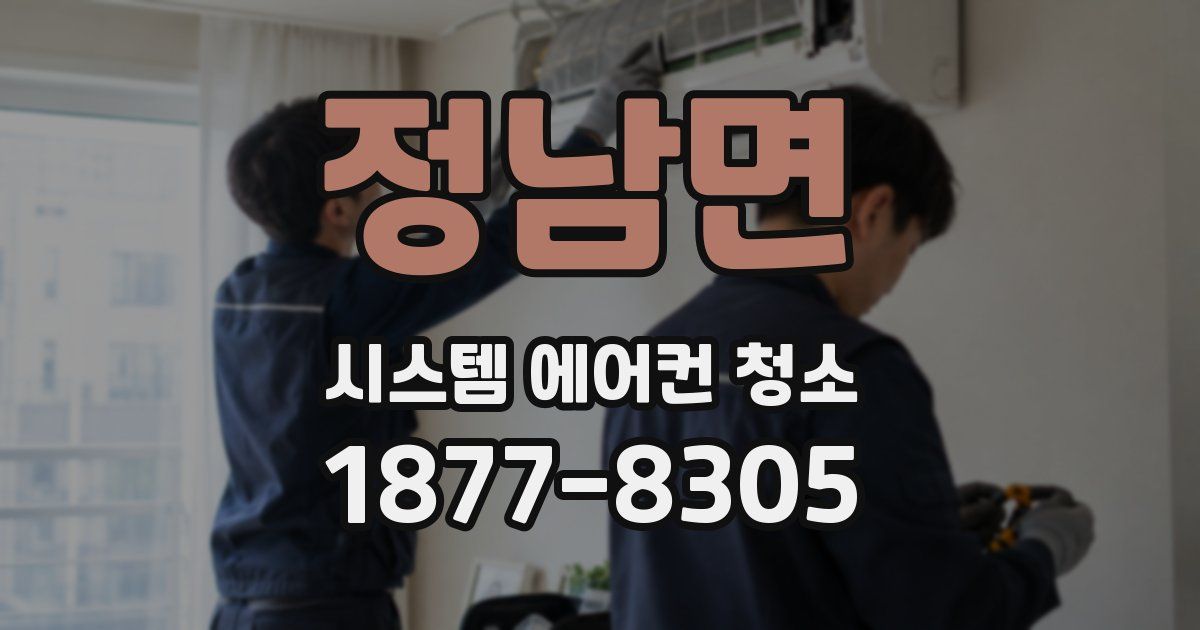 정남면 시스템 에어컨 청소