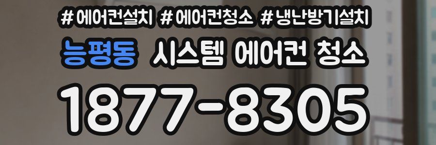 능평동 시스템 에어컨 청소