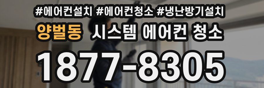 양벌동 시스템 에어컨 청소