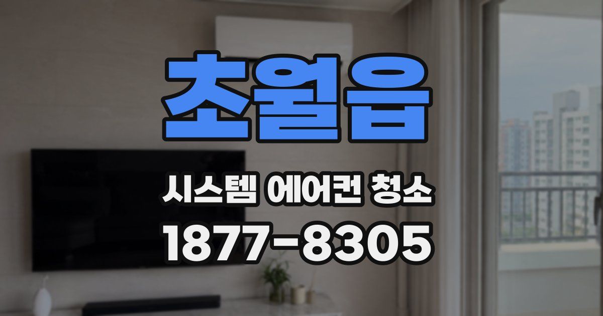 초월읍 시스템 에어컨 청소