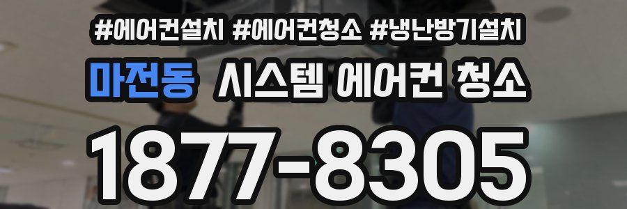 마전동 시스템 에어컨 청소