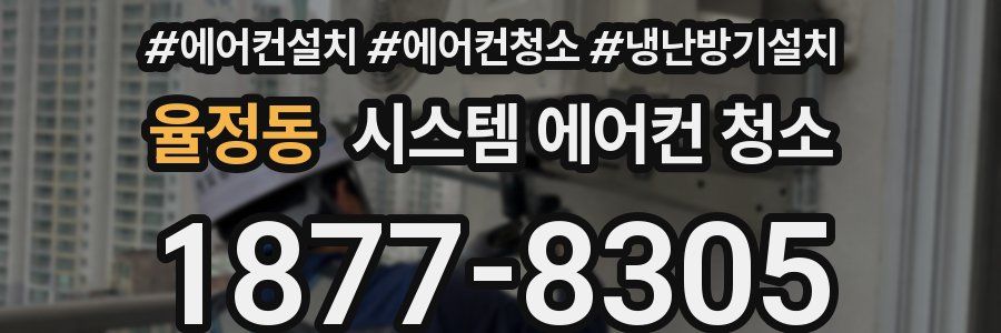율정동 시스템 에어컨 청소