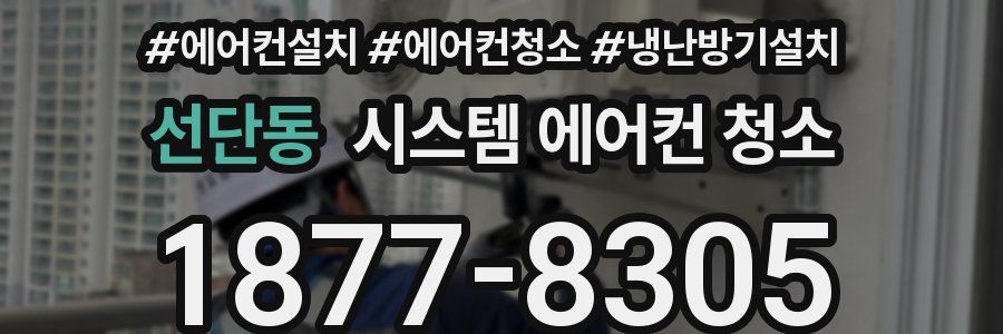 선단동 시스템 에어컨 청소