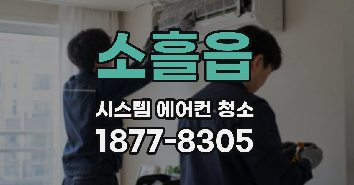 소흘읍 시스템 에어컨 청소