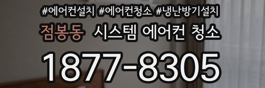점봉동 시스템 에어컨 청소