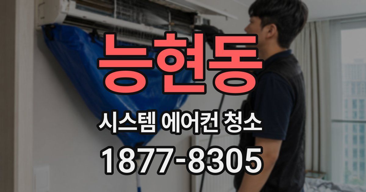 능현동 시스템 에어컨 청소