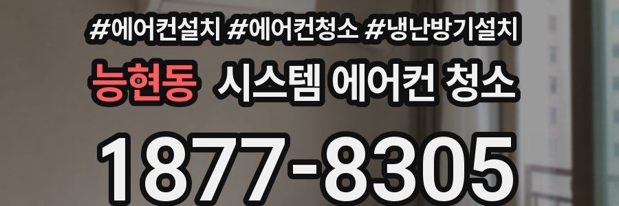 능현동 시스템 에어컨 청소