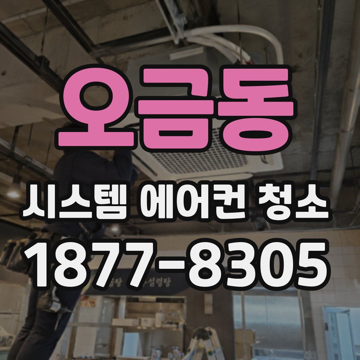 오금동 시스템 에어컨 청소