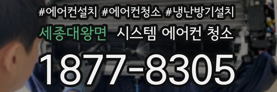 세종대왕면 시스템 에어컨 청소