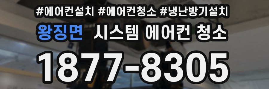 왕징면 시스템 에어컨 청소