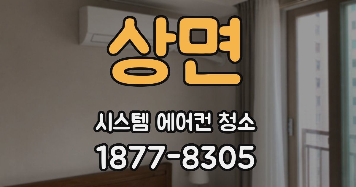 상면 시스템 에어컨 청소