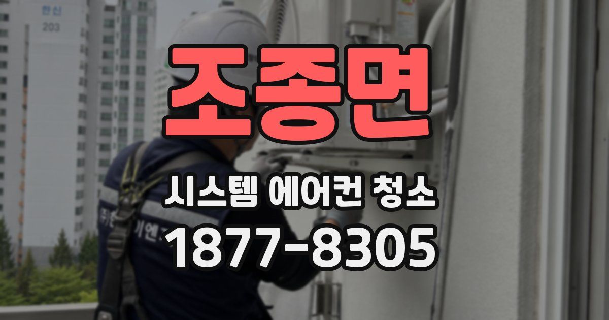 조종면 시스템 에어컨 청소