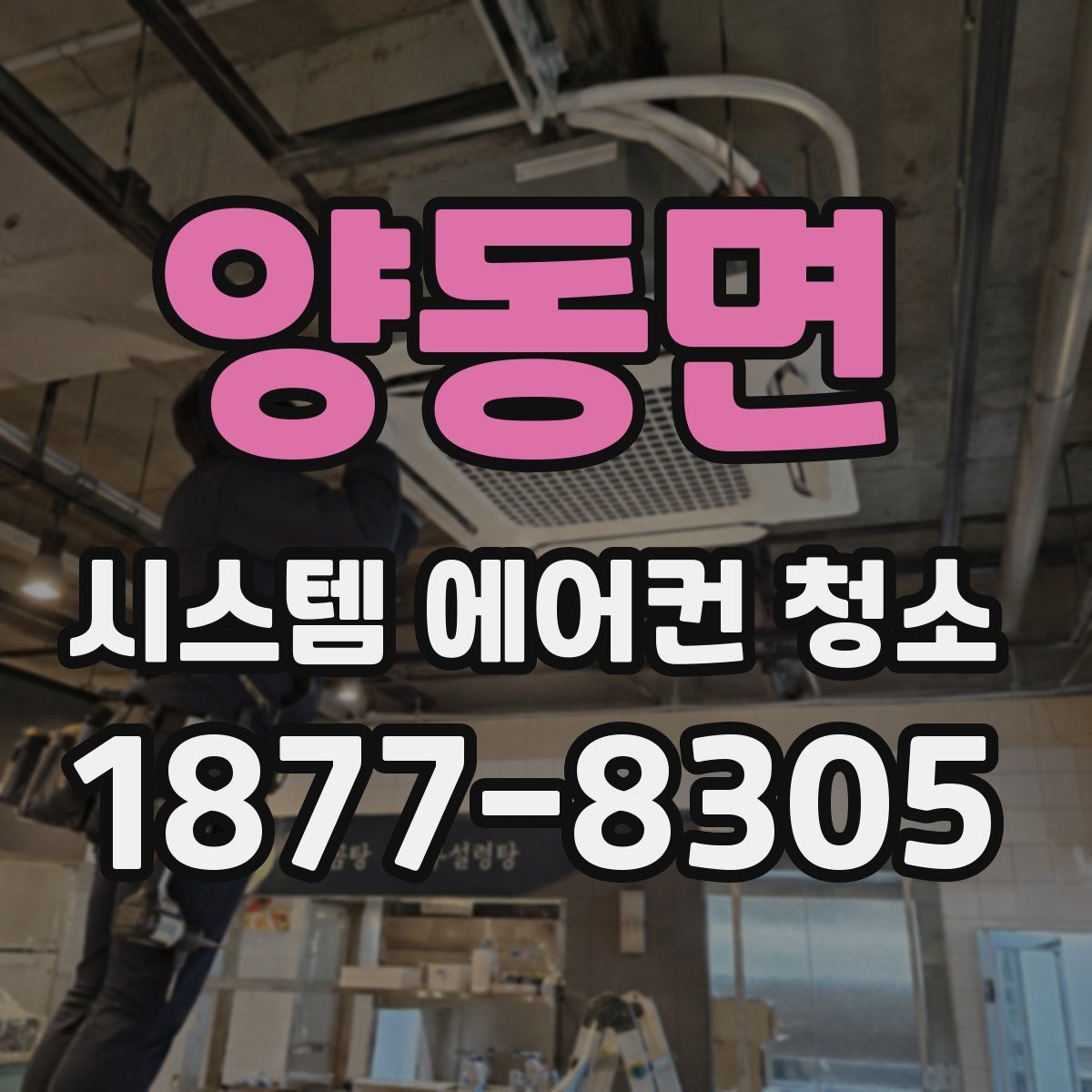 양동면 시스템 에어컨 청소