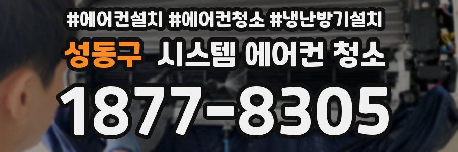 성동구 시스템 에어컨 청소
