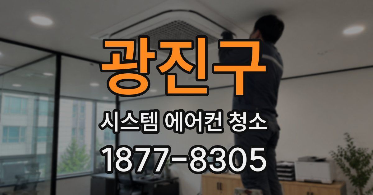 광진구 시스템 에어컨 청소