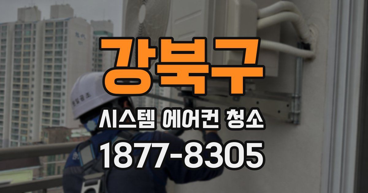 강북구 시스템 에어컨 청소