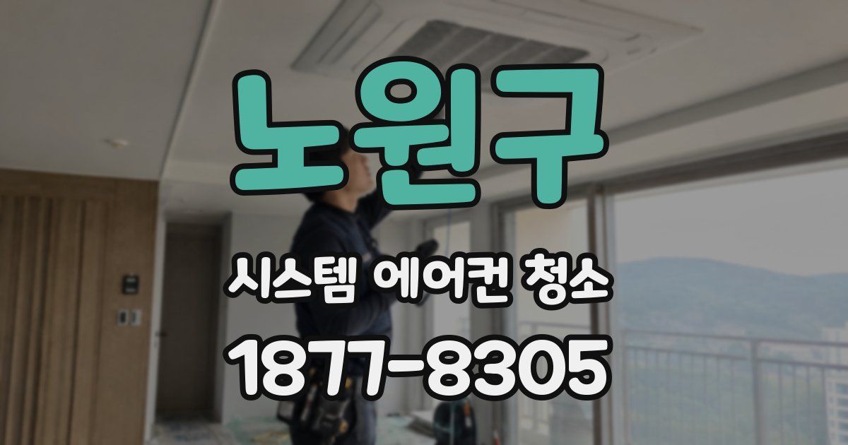 노원구 시스템 에어컨 청소