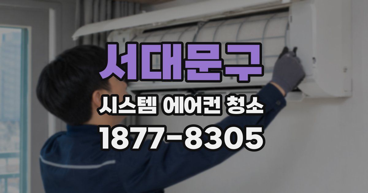 서대문구 시스템 에어컨 청소