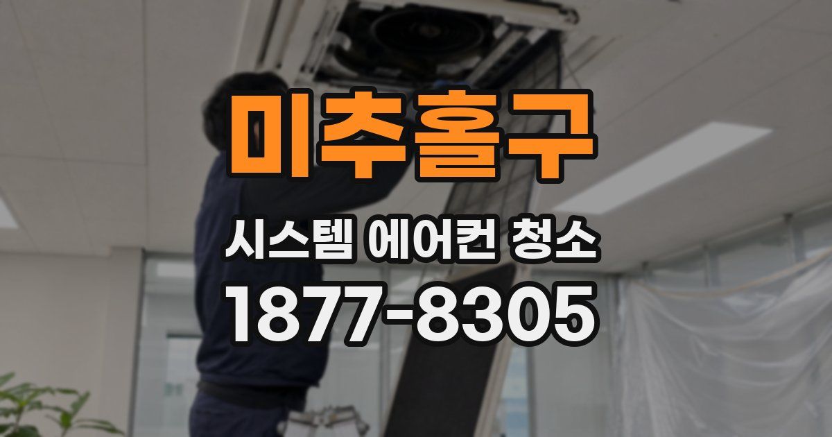 미추홀구 시스템 에어컨 청소