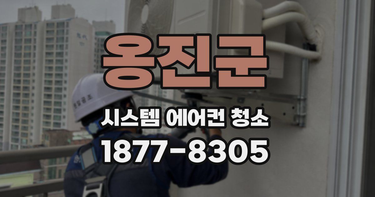 옹진군 시스템 에어컨 청소