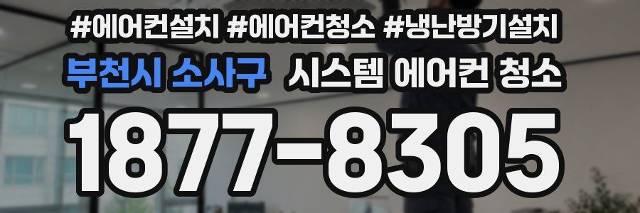 부천시 소사구 시스템 에어컨 청소