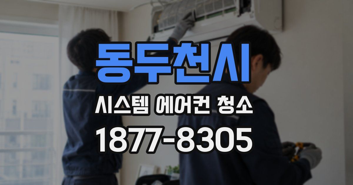동두천시 시스템 에어컨 청소