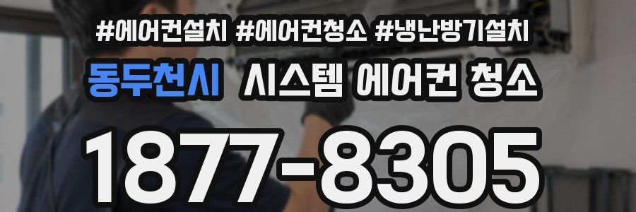 동두천시 시스템 에어컨 청소