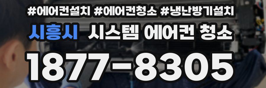 시흥시 시스템 에어컨 청소